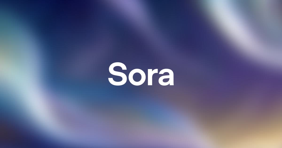 Sora cover image